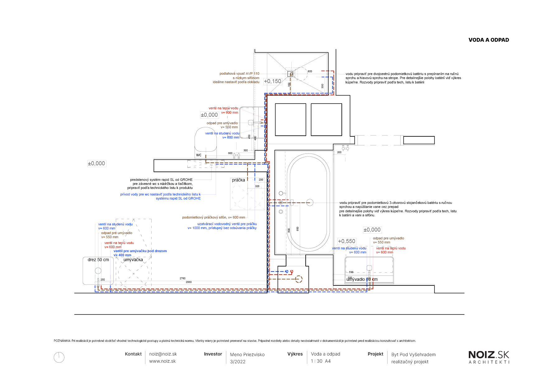 NOIZ Architekti - Byt pod Vyšehradem - realizacny projekt13 (1)