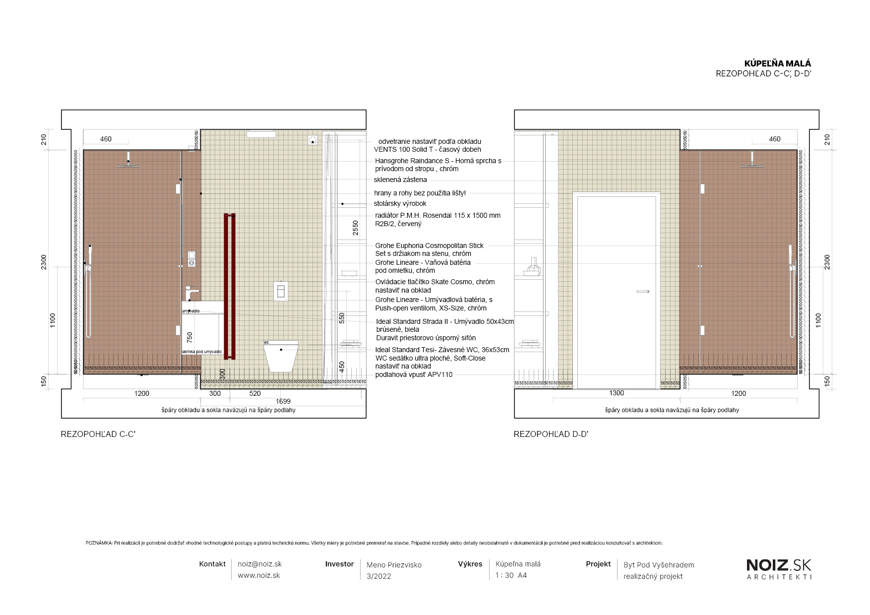 NOIZ Architekti - Byt pod Vyšehradem - realizacny projekt16 (1)