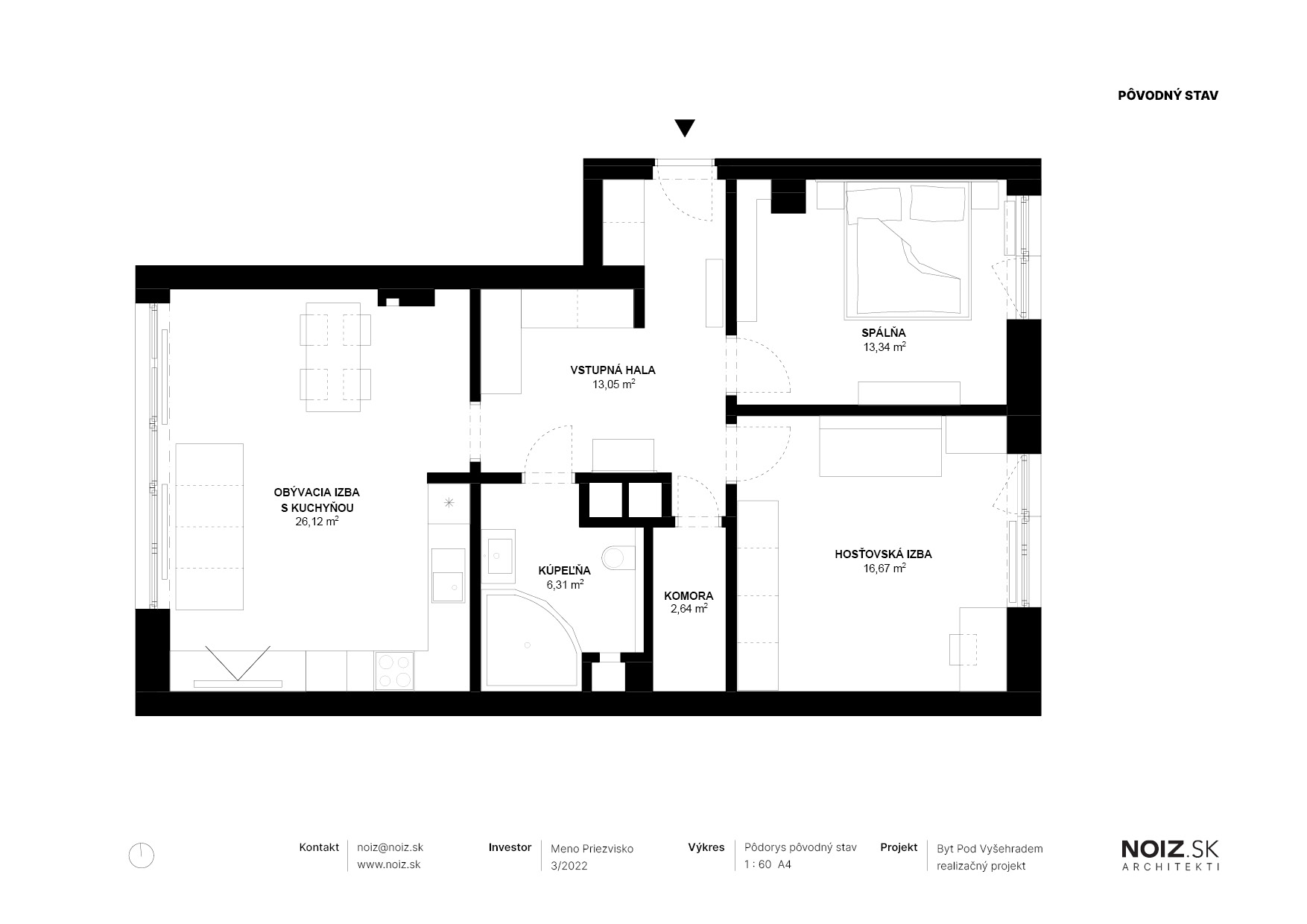 NOIZ Architekti - Byt pod Vyšehradem - realizacny projekt2 (1)