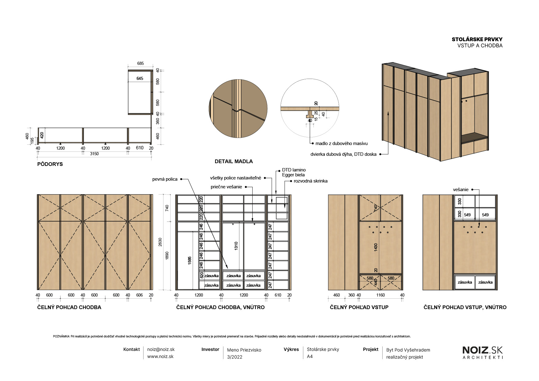 NOIZ Architekti - Byt pod Vyšehradem - realizacny projekt23