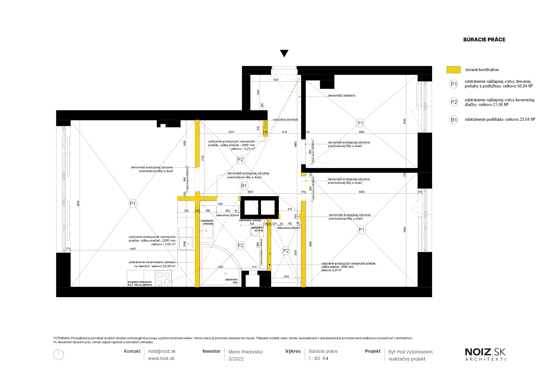 NOIZ Architekti - Byt pod Vyšehradem - realizacny projekt6 (1)