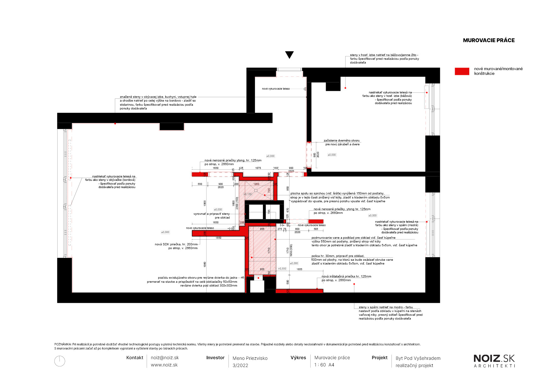 NOIZ Architekti - Byt pod Vyšehradem - realizacny projekt7 (1)